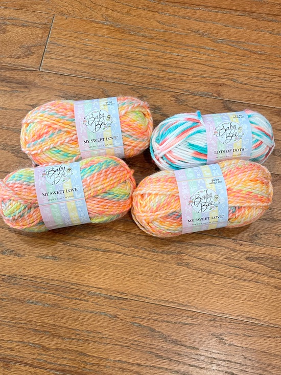 Baby bee Other - Baby bee my sweet love lots of dots Skeins set of 4